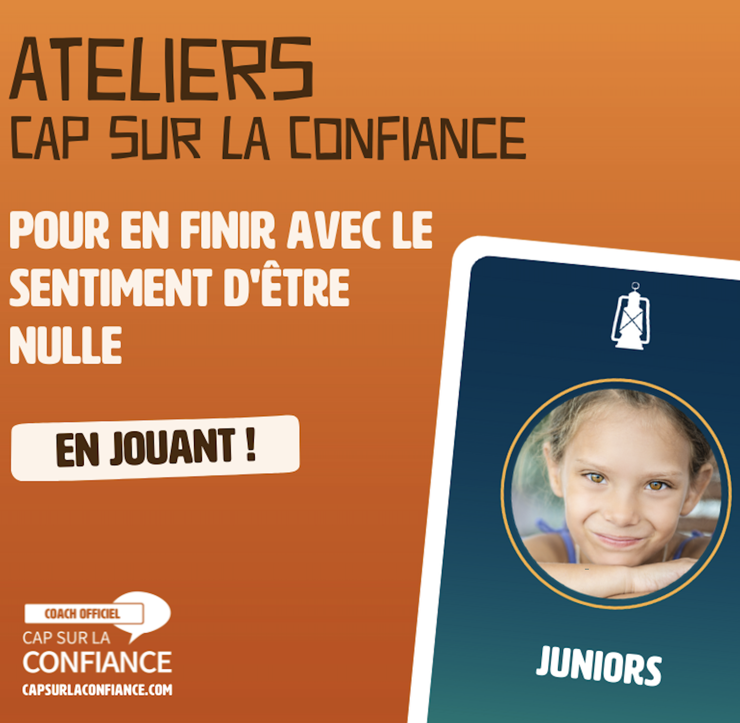 Atelier « Junior » pour les 9-12 ans